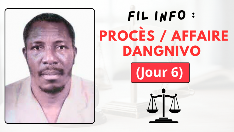 Procès lié à l’affaire DANGNIVO au tribunal de Cotonou