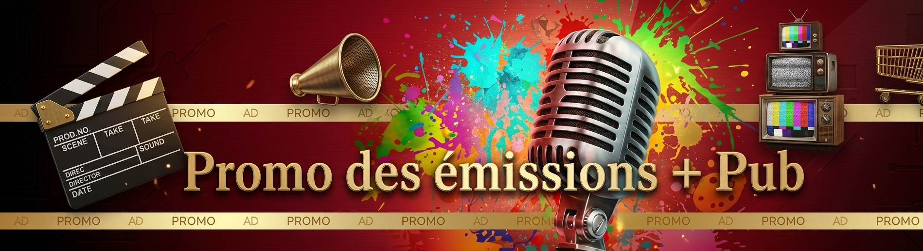 Promo des émissions + Pub